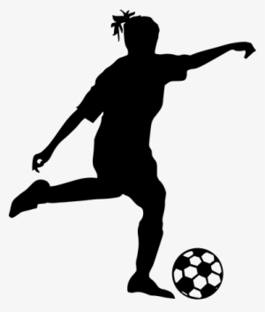 Girl Footballer Sticker - District De La Manche #4029652