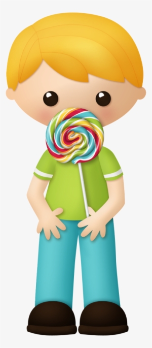 Imágenes De Niños Comiendo Dulces - Menino Com Pirulito Desenho #4029729