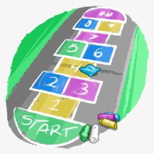Hopscotch - Clip Art #4029847