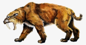 Sabertooth Tiger - Saber Tooth Tiger Png #4030308