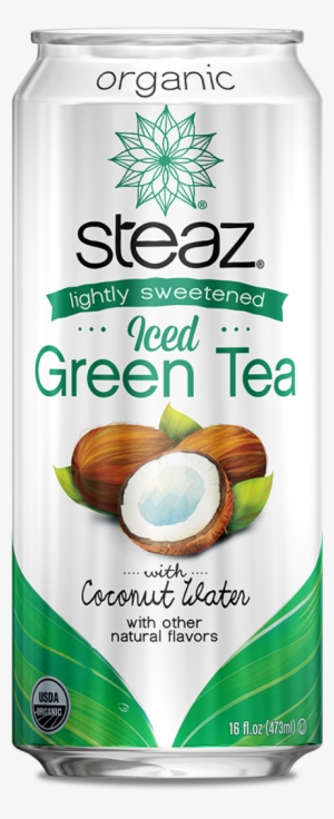 Green Tea With Coconut Water - Steaz Organic Unsweetened Iced Green Tea, Dragon Fruit #4030685