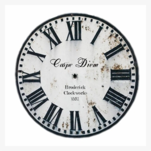 I Printed The Face Out And Then Spray Painted The Clock - Clock With No Hands #4030710