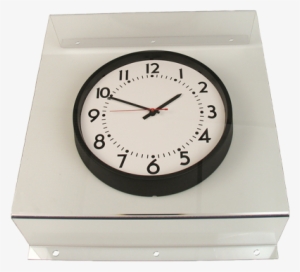 Polycarbonate Guards - Alpha Electric Wall Clock By J. Thomas 13" - Made In #4030886