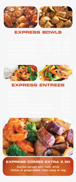 Our Menu - Hanami Japanese Cuisine #4030924