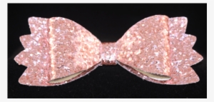 Sparkly Vinyl Bow Single Loop Pink - Bow And Arrow #4031807