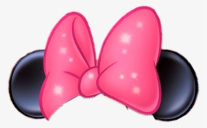 Mimmimouse Ears Pink Ribbon Bows Mq - Minnie Mouse #4032224