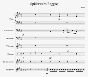 Spiderwebs Reggae Sheet Music Composed By Beast 1 Of - Trumpet Disney Music #4032643
