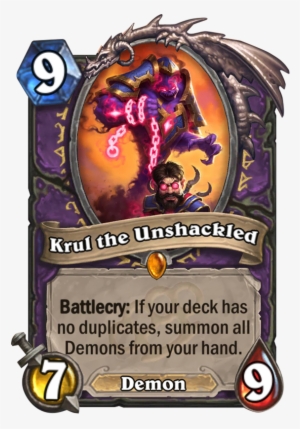 Krul The Unshackled - Krul The Unshackled Hearthstone #4032742