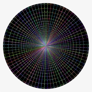 Prismatic Spiderweb Vortex Variation - Hermes Plate #4033115