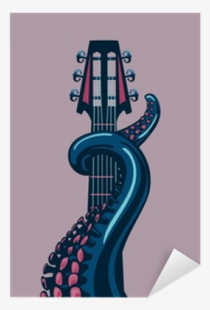 Octopus Tentacle Is Holding A Guitar Riff #4034203