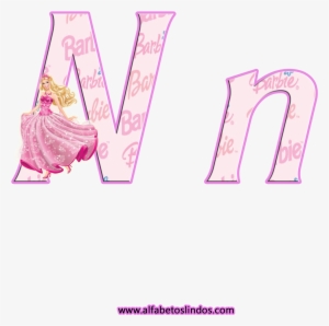 Alfabeto Da Barbie Rosa Em Png Com Fundo Transparente - Barbie Princess And The Popstar Colouring Book #4034743