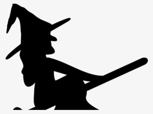 Witch On Broom Svg #4034817