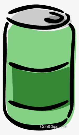 Can Of Soda Royalty Free Vector Clip Art Illustration - Soda Can Clip Art #4034860