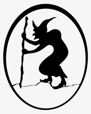 Illustration Of A Witch Silhouette - 5 Equations Where The Difference Is Equal #4034917