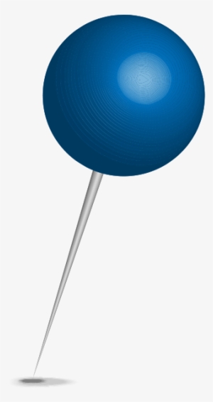 Location Pin Sphere Navy Blue - Dark Blue Map Pin #4035788