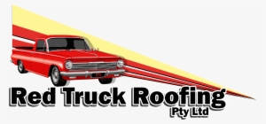 Red Truck Roofing Logo - Logo #4036215