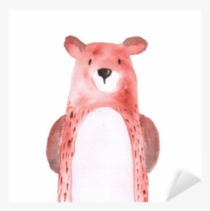 Bear Woodland Animals Watercolor Hand-painted Illustratioin - Bear #4036397