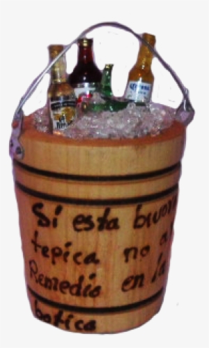 Cubeta De Botellitas - Cubetas De Madera Para Cerveza #4036495