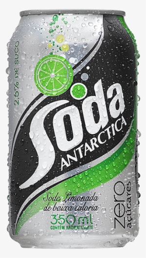 Refrigerante Soda Limonada Antarctica Zero 350ml - Soda Antarctica 350 #4036931