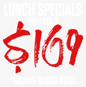 Prueba Nuestros Lunch Specials Por $109 - Calligraphy #4037351