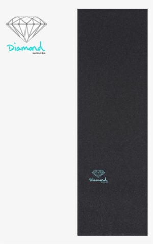 Diamond Superior Logo Blue Griptape Sheet - Diamond Grip Tape Skateboard #4037599