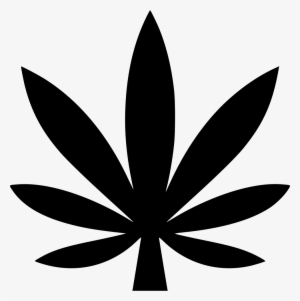 Cannabis Hemp Comments - Weed Leaf Silhouette - Free Transparent PNG ...