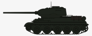 Military Tank Clipart Tank Silhouette - Army Tank Vector Png #4038176