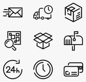 Logistic Delivery Instructions - White Icons Png #4038239