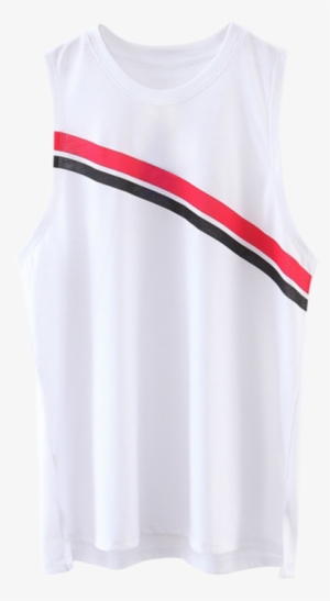 Rayado Diagonal Sin Mangas - Tube Top #4038312