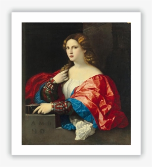 Retrato De Una Mujer Joven Llamada La Bella - Oil Painting Of Old Masters #4038369