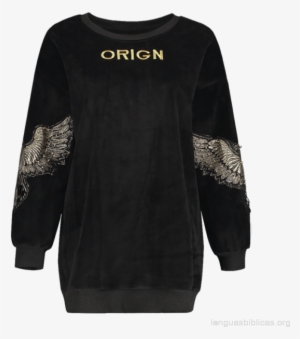 Mujer Bordado De Lentejuelas Mullido Con Capucha - Pas Cher Sweat Duveteux À Sequins Brodé Lettres #4038424