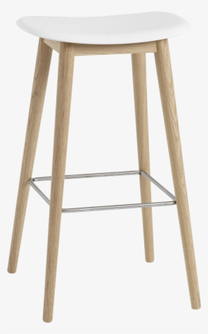 23654 Fiber Bar Stool Wood H75 Whiteoak 1530530622 #4039048