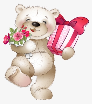 Tubes Oursons - Birthday Teddy Bear Png #4039380