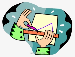 Person Drawing A Triangle With A Ruler Royalty Free - Design And Technology Primary School #4039979