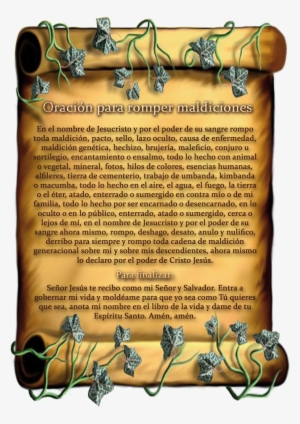 Oracionrompemaldicion - Padre Manuel Acuña Oracion #4040604