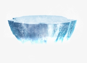 Floating Ice Cartoon Transparent - Ice #4040664