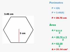 Ejercicio Perímetroárea11 - Sacar El Perimetro De Un Hexagono #4040769