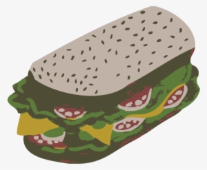 Sandwich Clipart Deli Sandwich - Sandwich #4040791