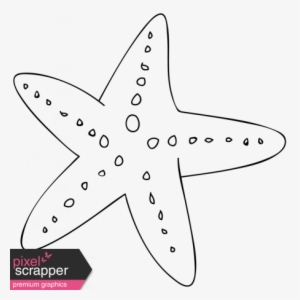 Cartoon Starfish Template - Starfish Template #4040898