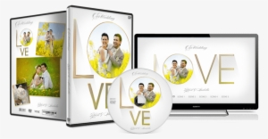 Wedding Dvd Cover 049 Photoshop Psd Template - Dvd Wedding Cover Template #4040931