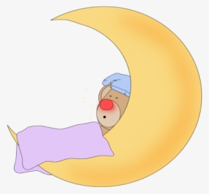 Bear Sleeping - Bear Sleeping In Moon #4041001