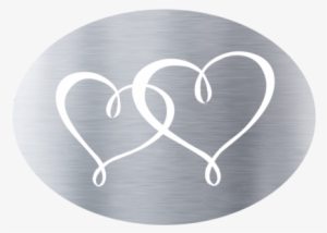 Metallic Twin Hearts Silver - Silver #4041059