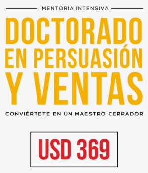 Doctorado Persuasion Ventas - Doctorate #4041255
