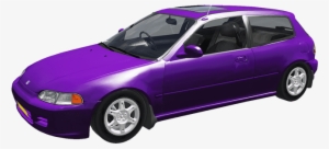 Purple Honda Civic - Honda Civic #4041738