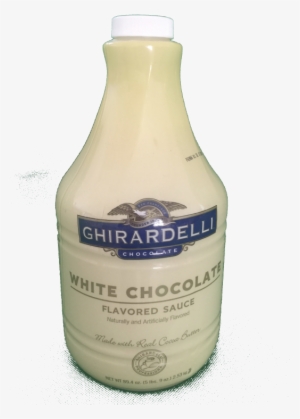 Ghiradelli White Liquid Chocolate Sauce - Ghirardelli 64 Oz. White Chocolate Flavoring Sauce #4041783