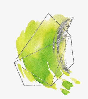 Fashion Green Graffiti Geometric Decoration Vector - Portable Network Graphics #4042013