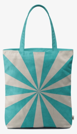 Dailyobjects Aqua Starburst Baesic Tote Bag Buy Online - Navy And Orange Starburst Metal Print By Her Art #4042788