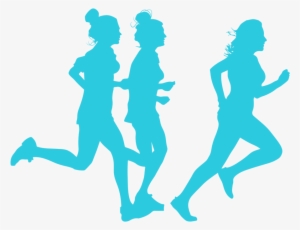 Runners 01 01 - Running Women Silhouette #4042858