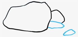 How To Draw Rocks - Line Art #4043800