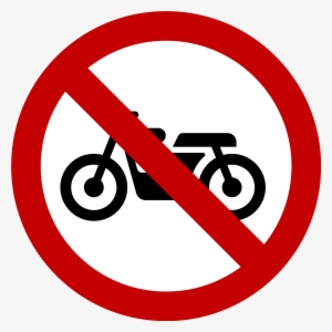 Open - No Cycling Road Sign #4044423